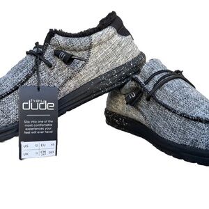 Hey Dude Wally Men’s Stitch Lined Slip-on Shoe Color Stormcloud Size 12